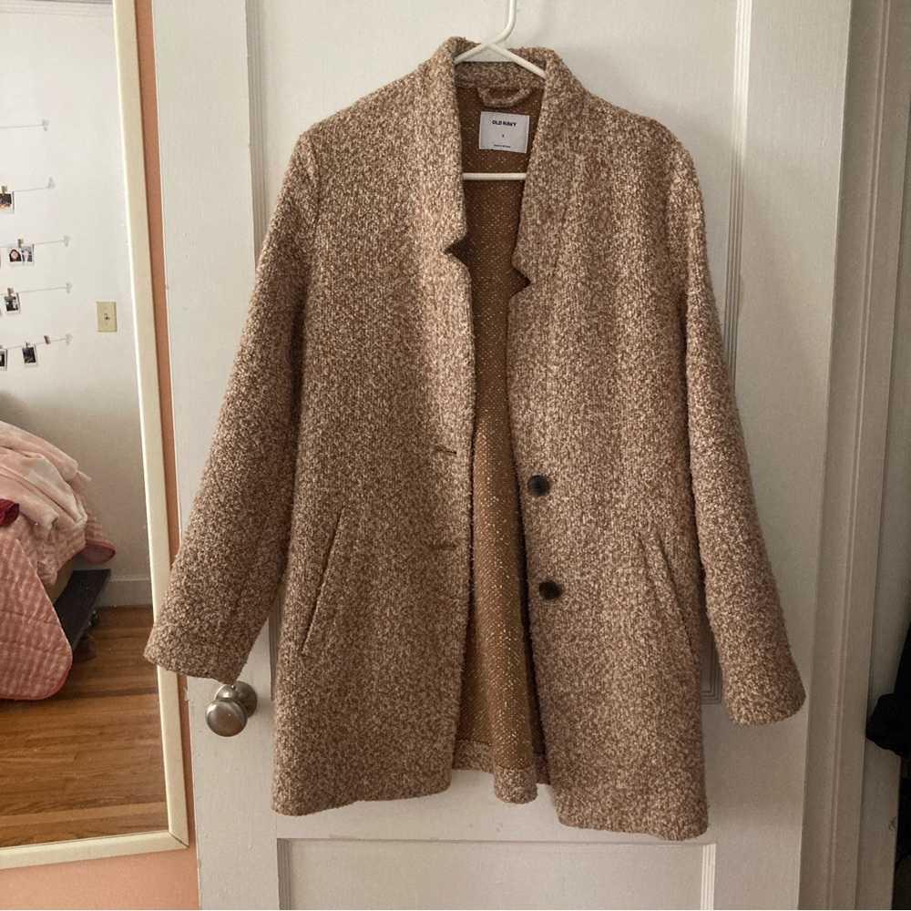 Old Navy Herringbone Coat Jacket Sz Small